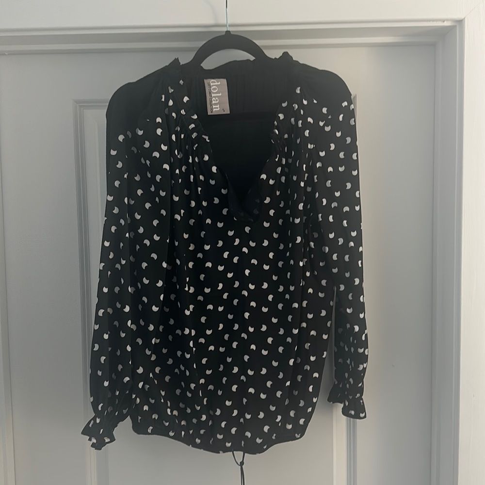 Dolan Left Coast Collection Black Crescent Top Small